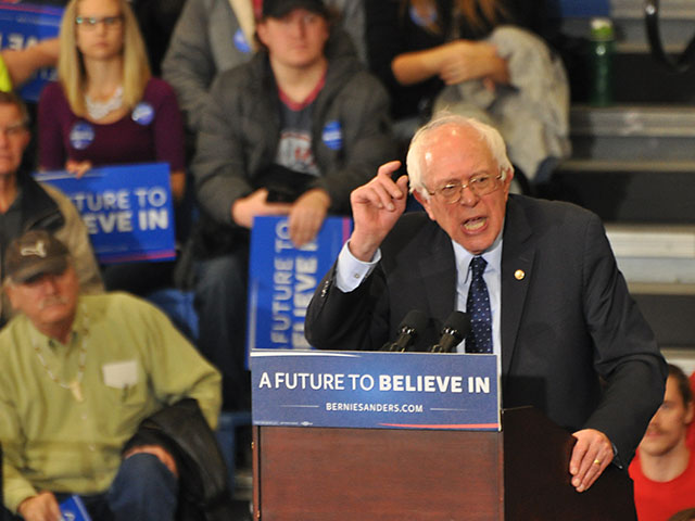 Democratic presidential candidate Bernie Sanders spoke at campaign events in Council Bluffs and Red Oak, Iowa, on Tuesday and Wednesday. (DTN photo by Chris Clayton)